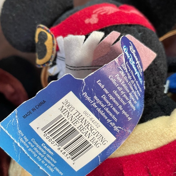 2003 Thanksgiving Mickey and Minnie Plush - Picture 8 of 9